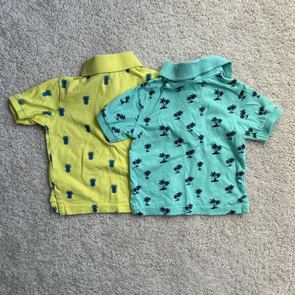 Tropical Polos Shorts Set vacation baby boys 6-9 Months bundle of 3 - Picture 11 of 11